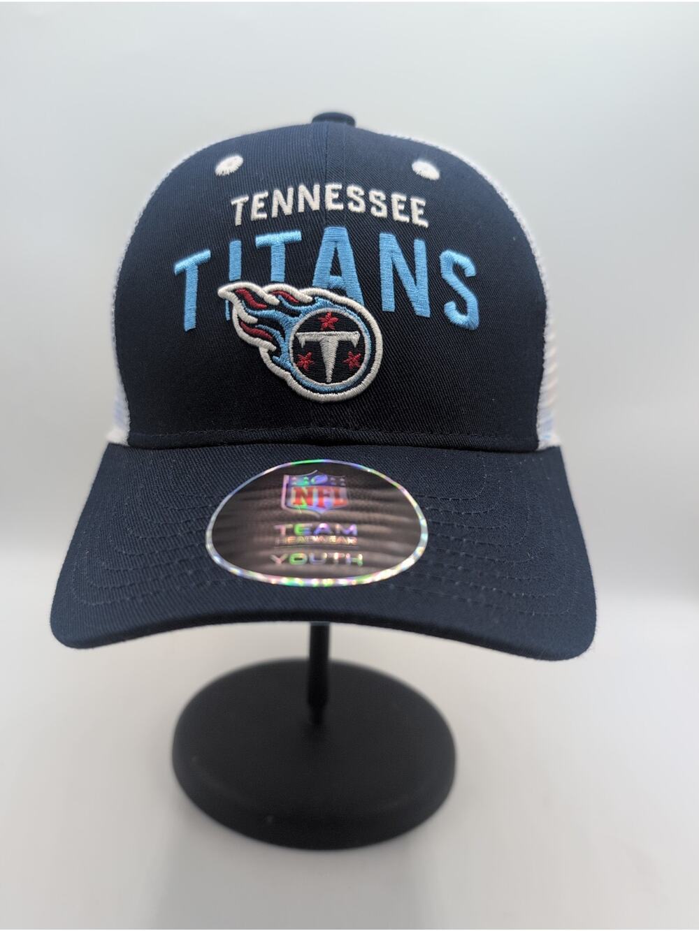 Team Apparel Youth Tennessee Titans NFL Adjustable Cap Boys One Size NEW
